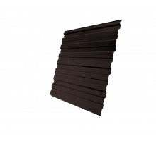 Профнастил C10R 0,45 Drap-double TX RR 32 темно-коричневый