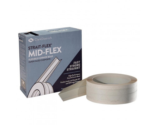 MID-FLEX 300 / МИДФЛЕКС 300 (Угловой армирующий ламинированный профиль в рулоне, 76mm; L=30 м.п.)