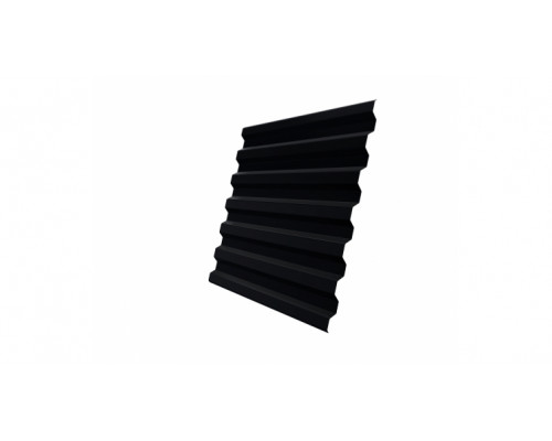 Профнастил C21R 0,5 Satin Matt TX RAL 9005 черный для крыши размеры и цены