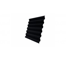 Профнастил C21R 0,5 Satin Matt RAL 9005 черный