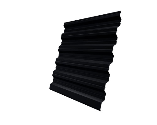 Профнастил HC35R 0,45 PE-Double RAL 9005 черный для крыши размеры и цены