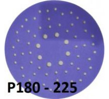 СМиТ CERAMIC Violet шлифовальный диск на липучке; диаметр 225 мм /  P180 — 64 отверстий