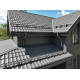 Металлочерепица классик 0,5 Satin Matt TX RAL 7024 мокрый асфальт