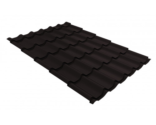 Металлочерепица классик 0,5 Satin RAL 9005 черный